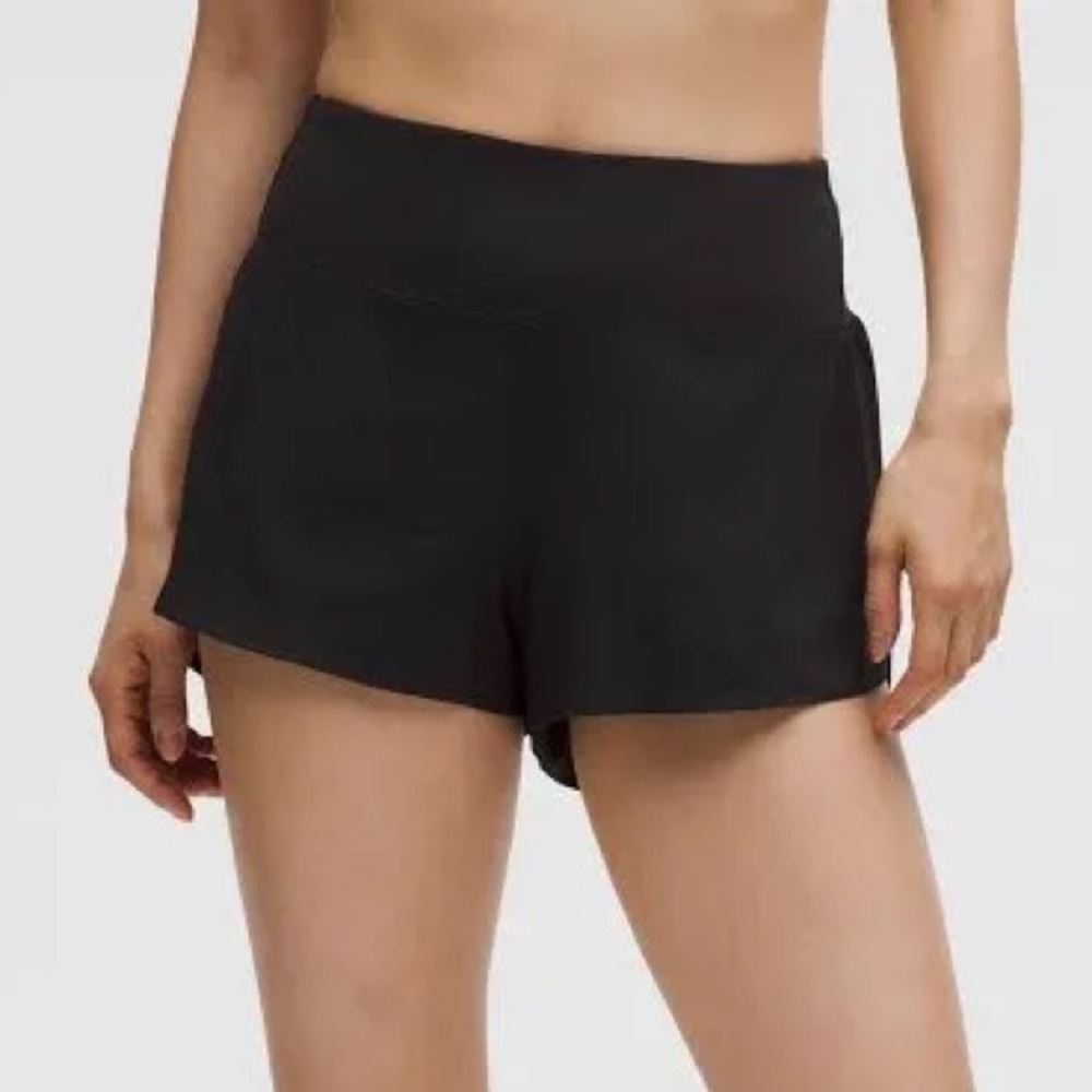 lululemon athletica Black Athletic Running Shorts
